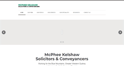 Desktop Screenshot of mcpheekelshaw.com.au